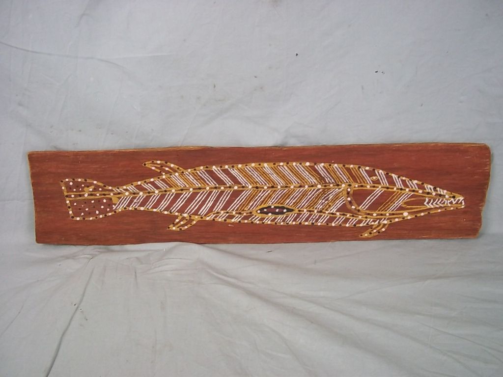 Garfish By Jambalula - Aboriginal Australia Art c1950 Garfish By Jambalula - Aboriginal Australia Art c1950