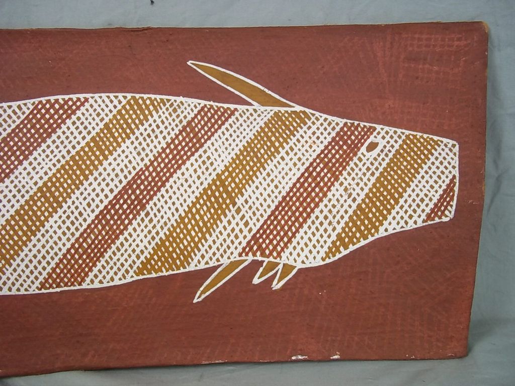 Nailfish By Patrick Pamkal - Aboriginal Australia Art 1982 Nailfish By Patrick Pamkal - Aboriginal Australia Art 1982