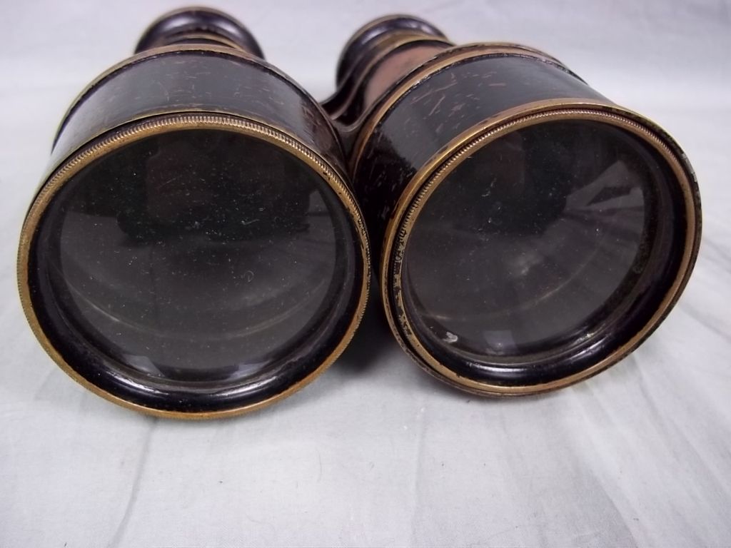 A Pair Of Victorian Black Finished Binoculars By Frodsham & Keen, Liverpool A Pair Of Victorian Black Finished Binoculars By Frodsham & Keen, Liverpool