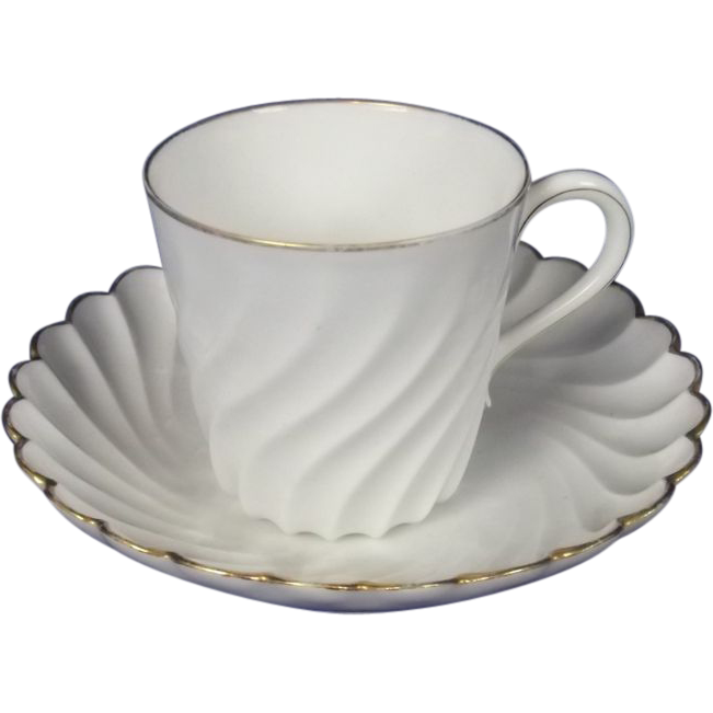 Limoges Bone China (Haviland & Co) Cup & Saucer from