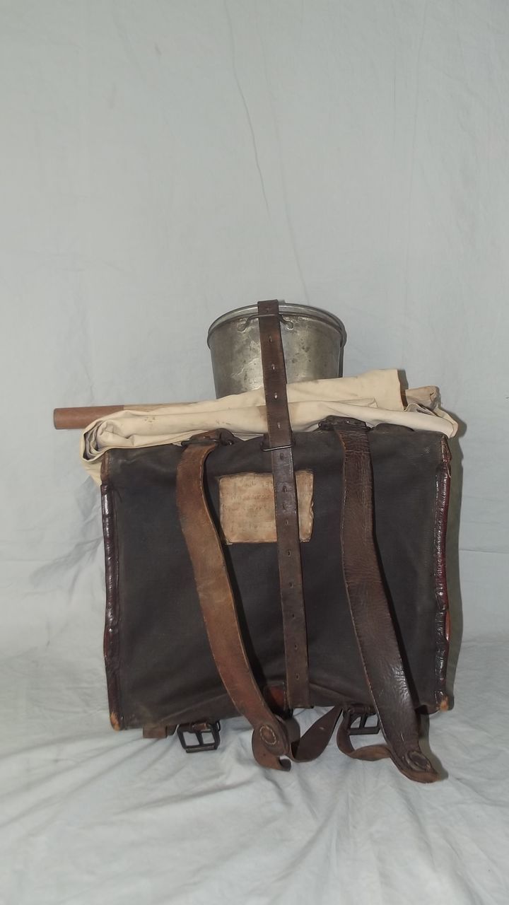1914 French Infantry Backpack With Its Equipment from