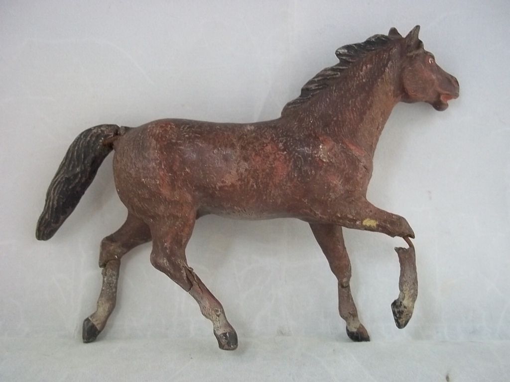 Elastolin Pre-War Wooden/Composite Farm House With Animals Elastolin Pre-War Wooden/Composite Farm House With Animals