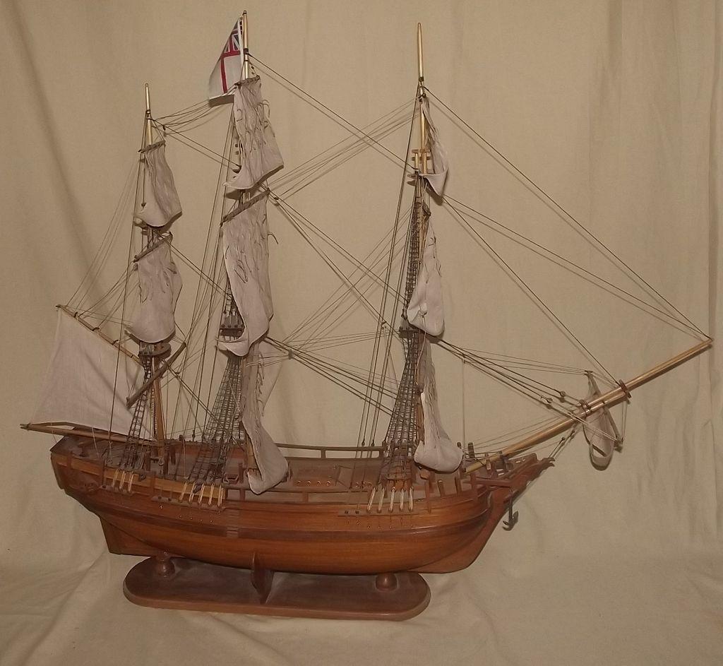Scratch Built Model Of The HMS Bounty 1787 1:36 Scale from ...