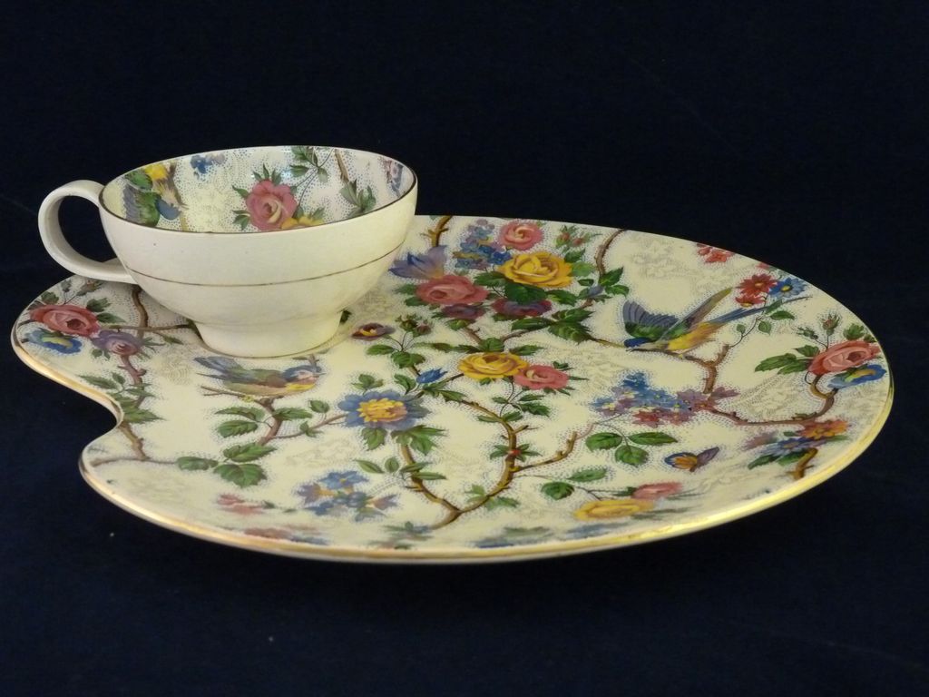 Royal Staffordshire Clarice Cliff Lunch Set Lorna Doone Pattern Royal Staffordshire Clarice Cliff Lunch Set Lorna Doone Pattern