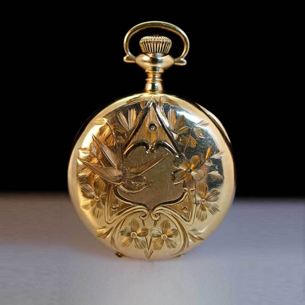 Vintage Elgin Ladies 14k Yellow Gold Pendant Pocket Watch from jkjc on 