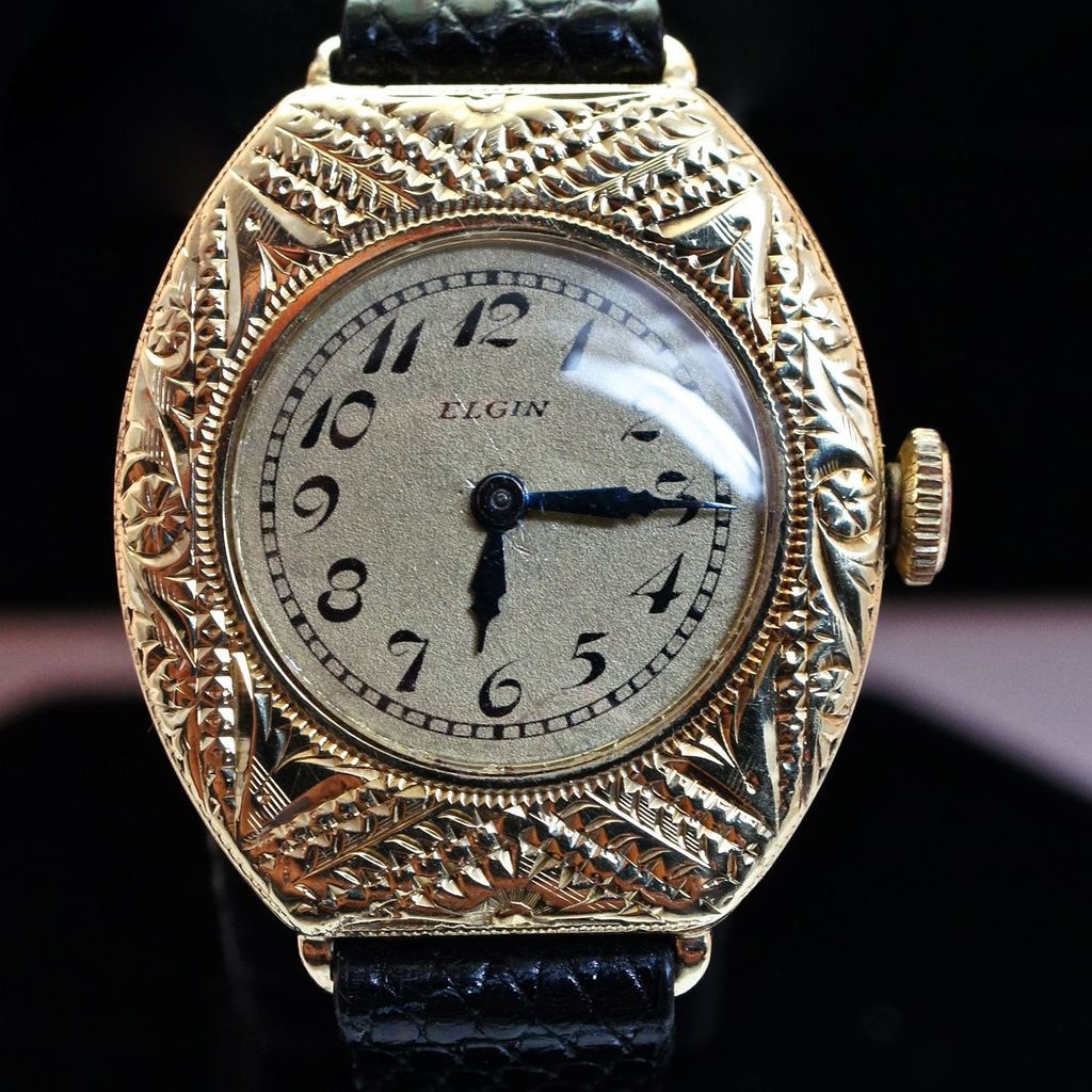 Vintage Ladies Elgin Gold Filled Wrist Watch from jkjc on Ruby Lane