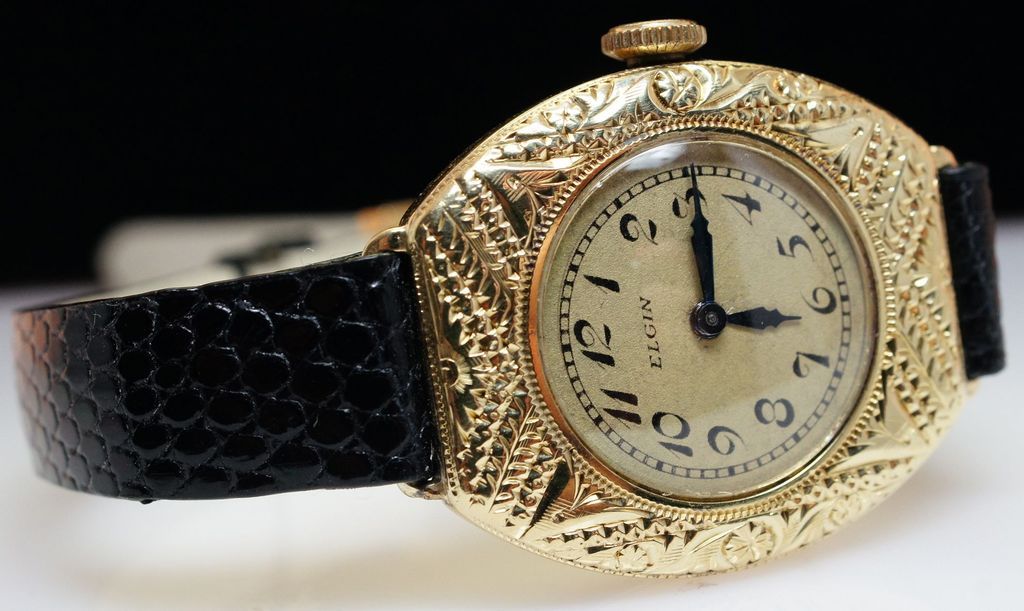 Vintage Ladies Elgin Gold Filled Wrist Watch from jkjc on Ruby Lane