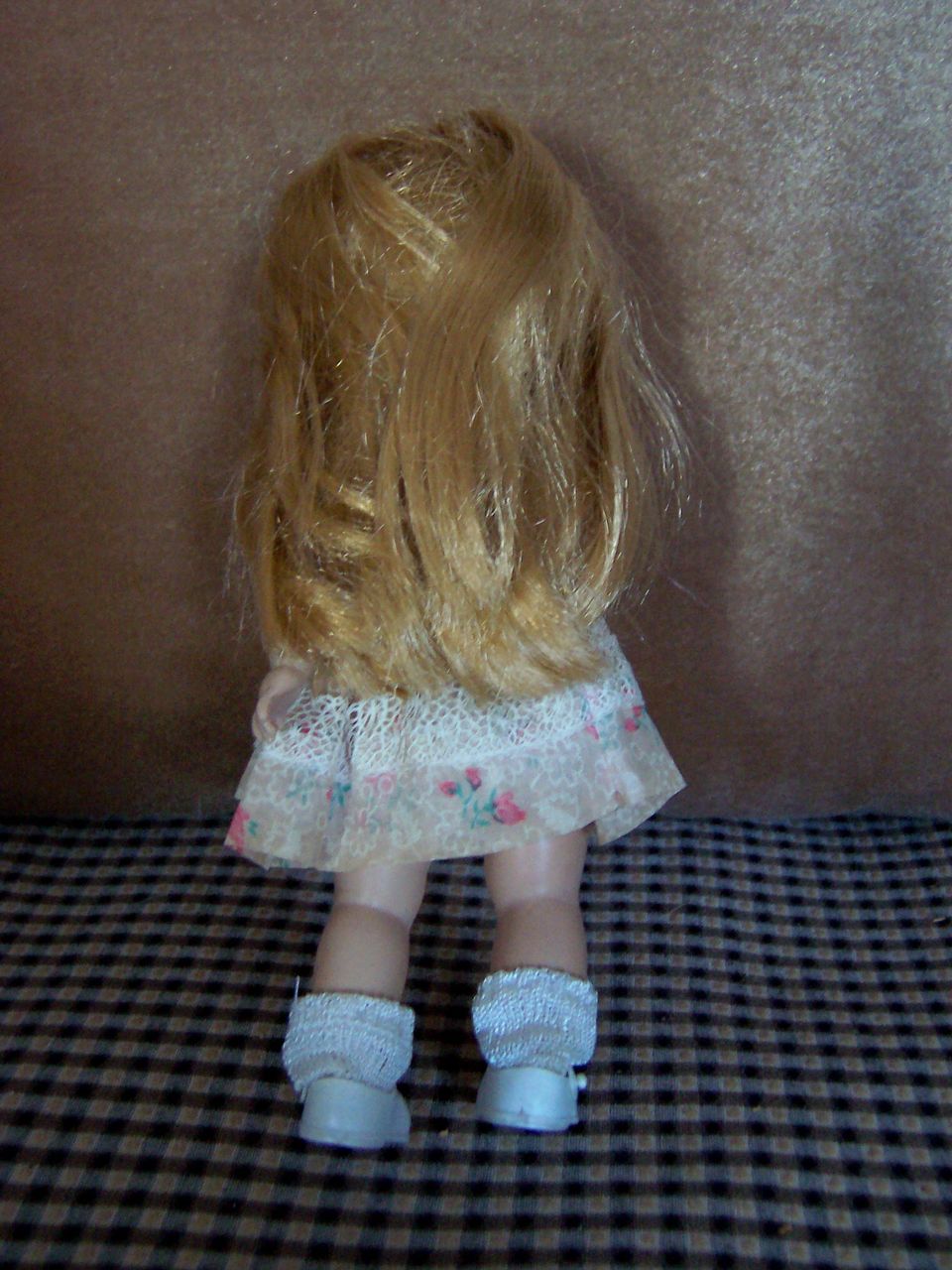 Strung Ginny Doll w/Painted Lashes, Great Coloring & Tagged Dress Strung Ginny Doll w/Painted Lashes, Great Coloring & Tagged Dress