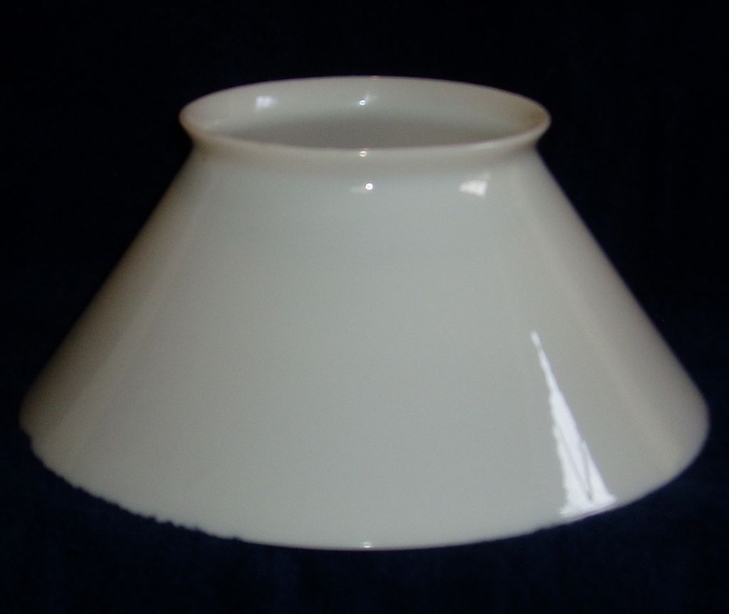 Antique White Slant Student Lamp Shade Antique White Slant Student Lamp Shade