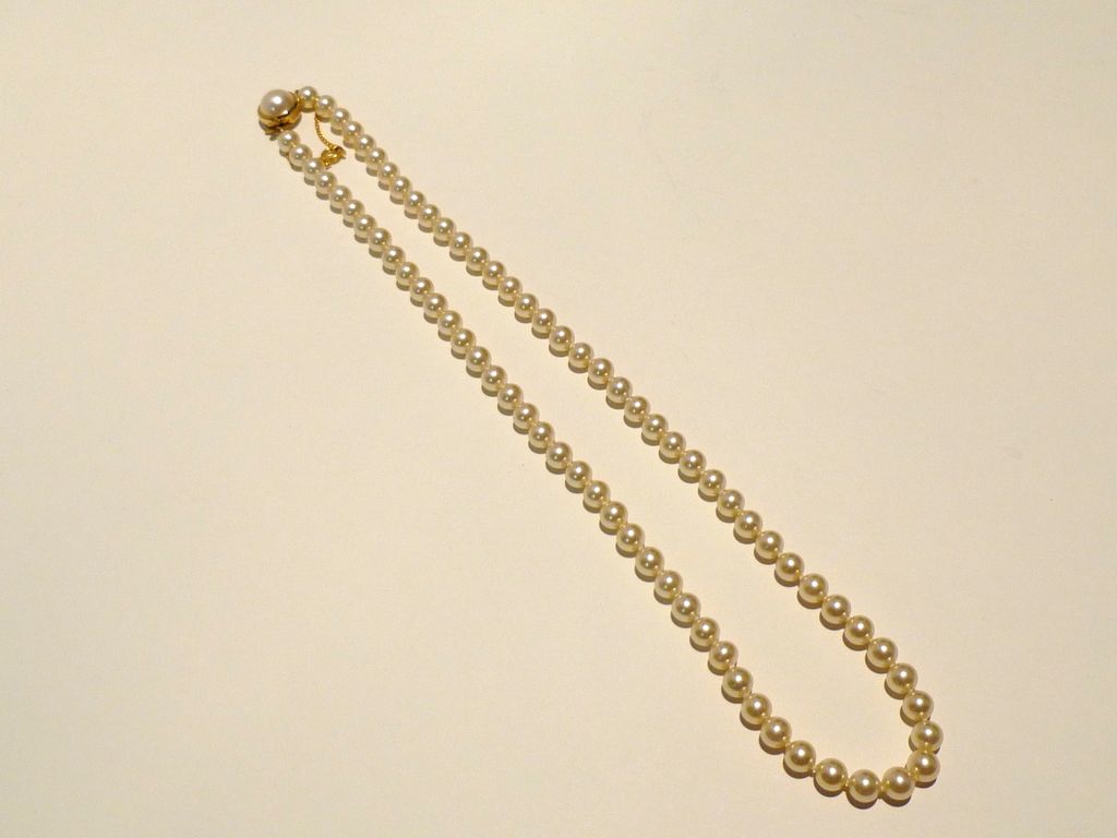 Matinee Length Faux Pearl Necklace Matinee Length Faux Pearl Necklace