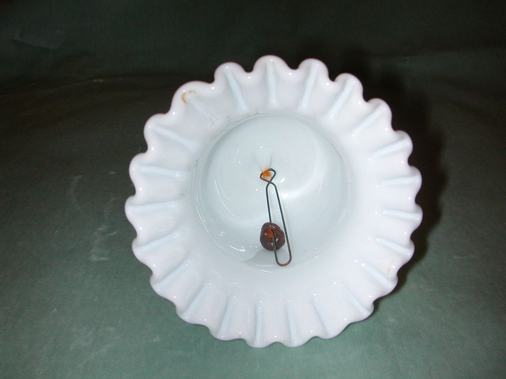 Fenton Daisy & Button Milk Glass Bell. Fenton Daisy & Button Milk Glass Bell.