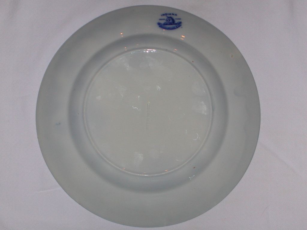 Wedgwood Indiana Blue and White Plate. Wedgwood Indiana Blue and White Plate.