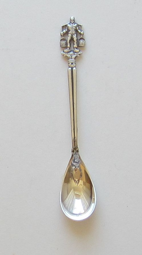 Charming Vintage Sterling Silver Dutch Demitasse Spoon Charming Vintage Sterling Silver Dutch Demitasse Spoon