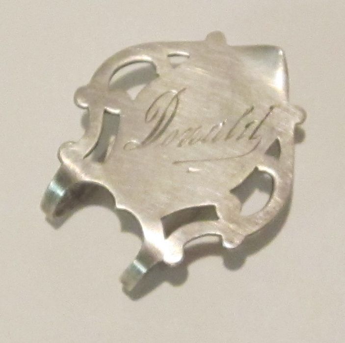 Handsome Antique Sterling Silver Napkin Holder Handsome Antique Sterling Silver Napkin Holder