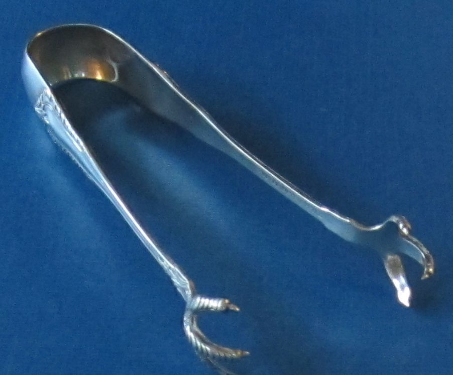 Sterling Silver Vintage Sugar Tongs Sterling Silver Vintage Sugar Tongs