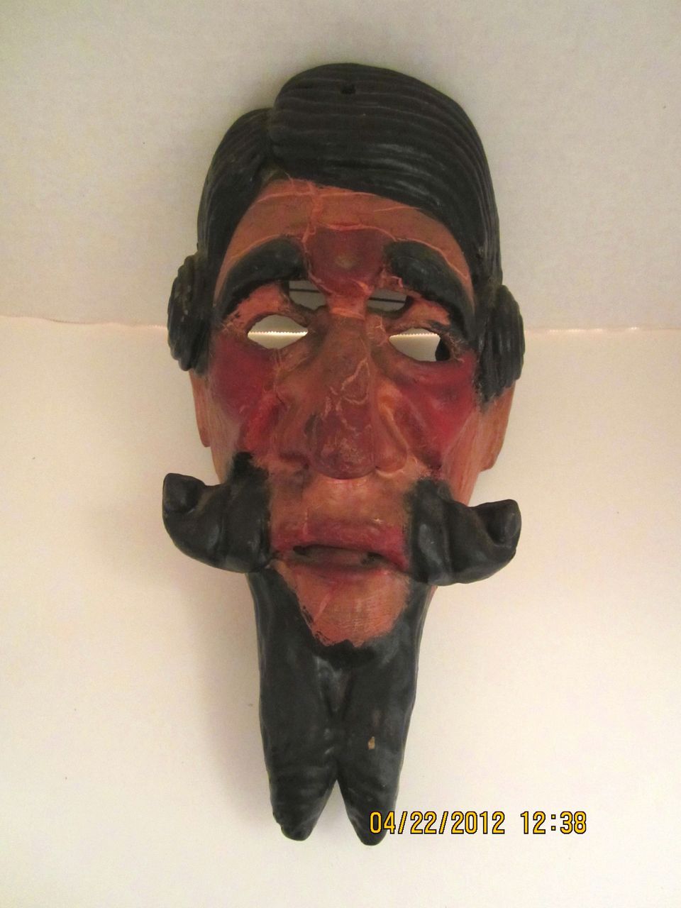 19th Century Hand Carved Mexican Mask 19th Century Hand Carved Mexican Mask