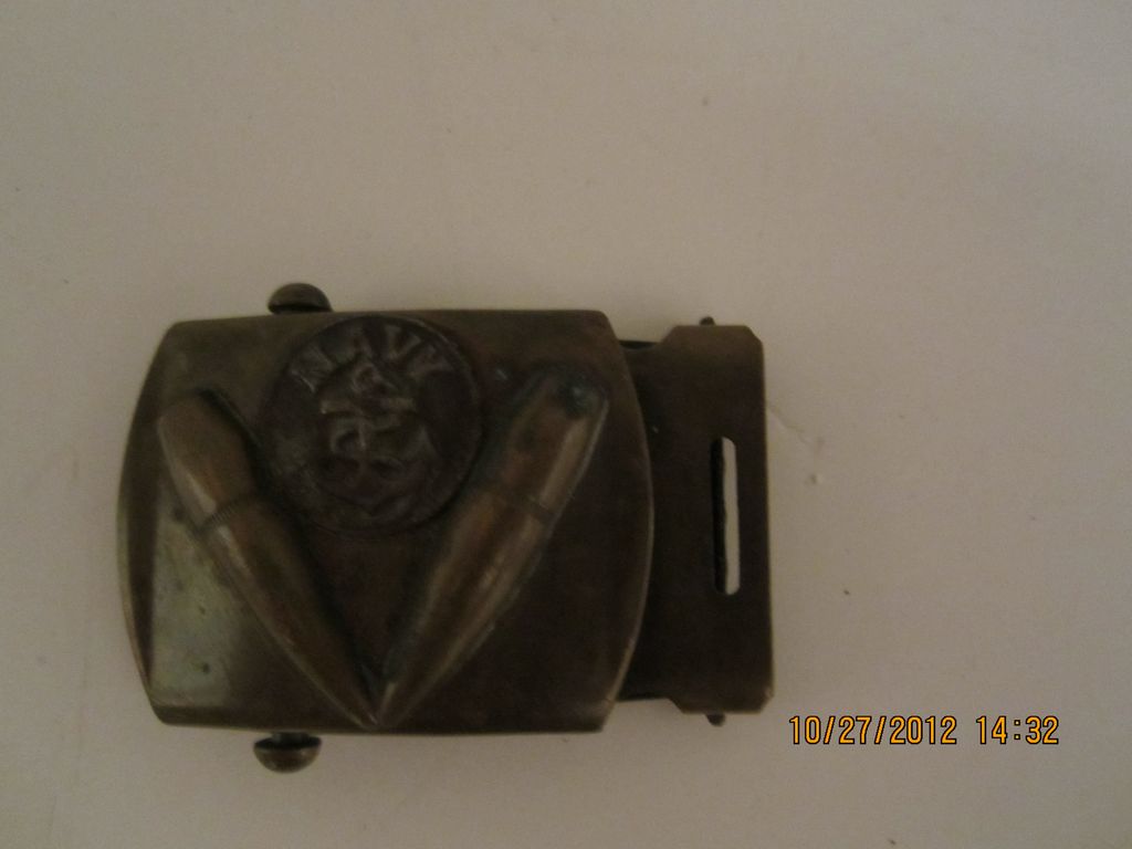 World War II Navy Belt Buckle World War II Navy Belt Buckle