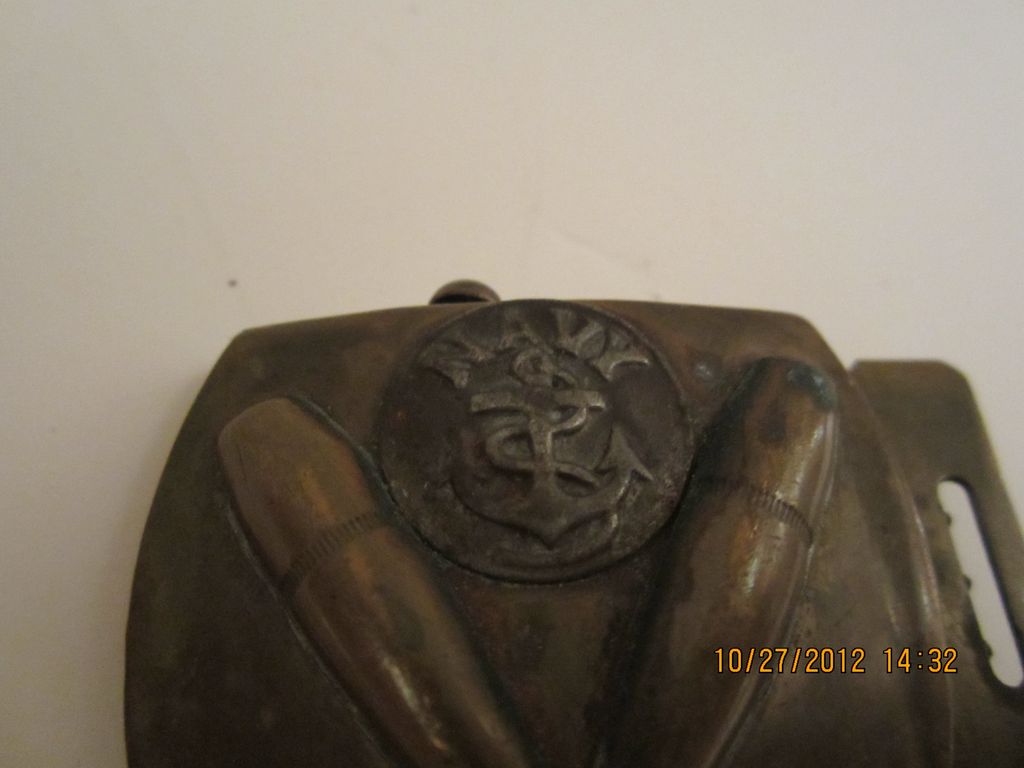 World War II Navy Belt Buckle World War II Navy Belt Buckle