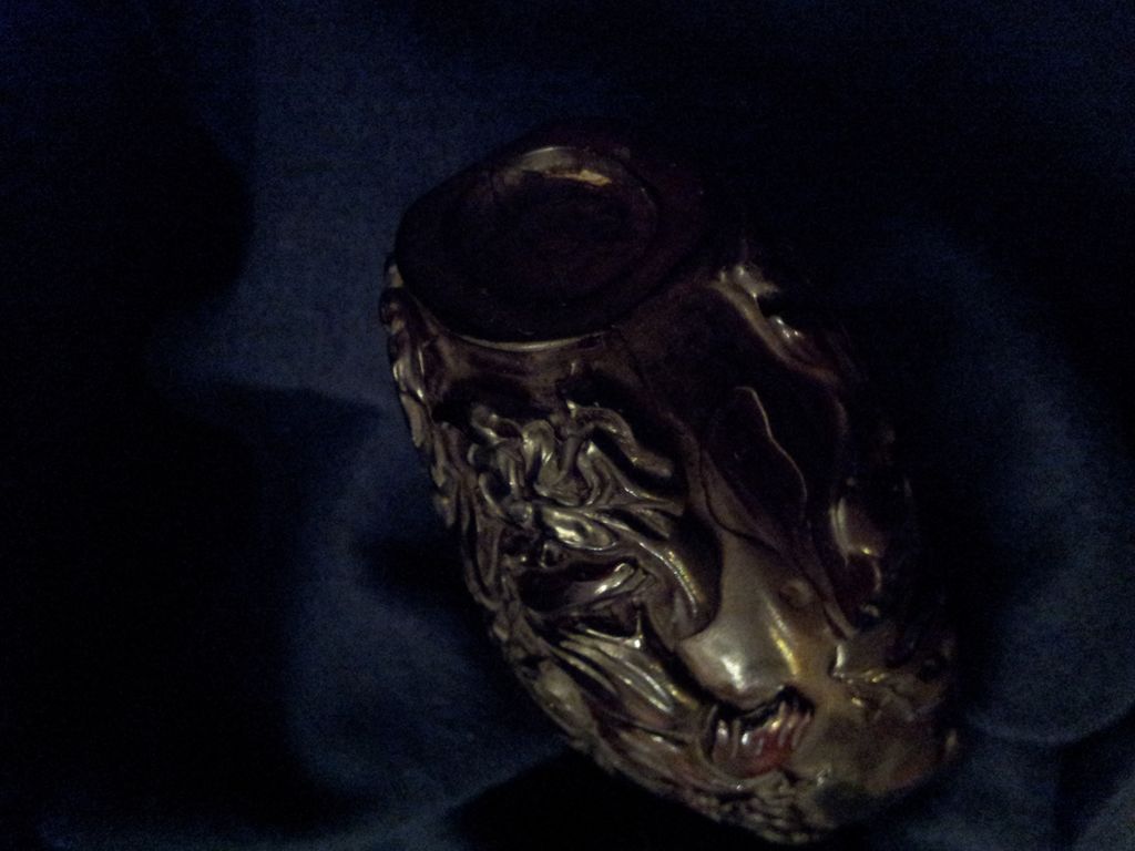 Chinese Large Old Handcrafted Amber Snuff Bottle Chinese Large Old Handcrafted Amber Snuff Bottle
