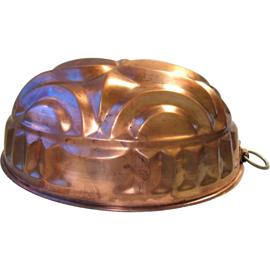 Old Copper Mold Pan Germany Christian Wagner from mightyfinefinds on
