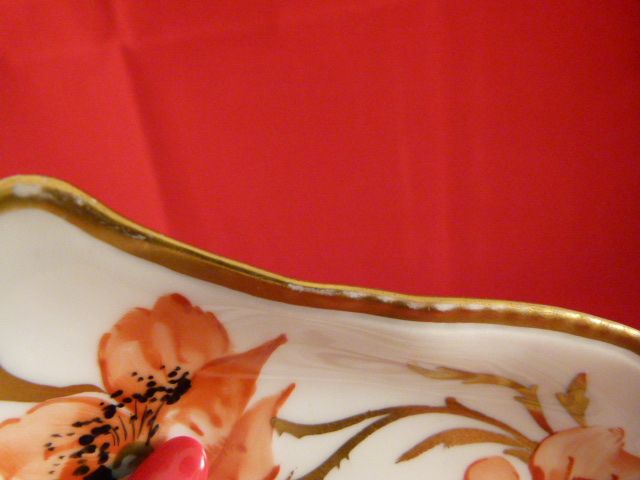 Limoges Poppy Sauce Boat - 2 pieces Limoges Poppy Sauce Boat - 2 pieces