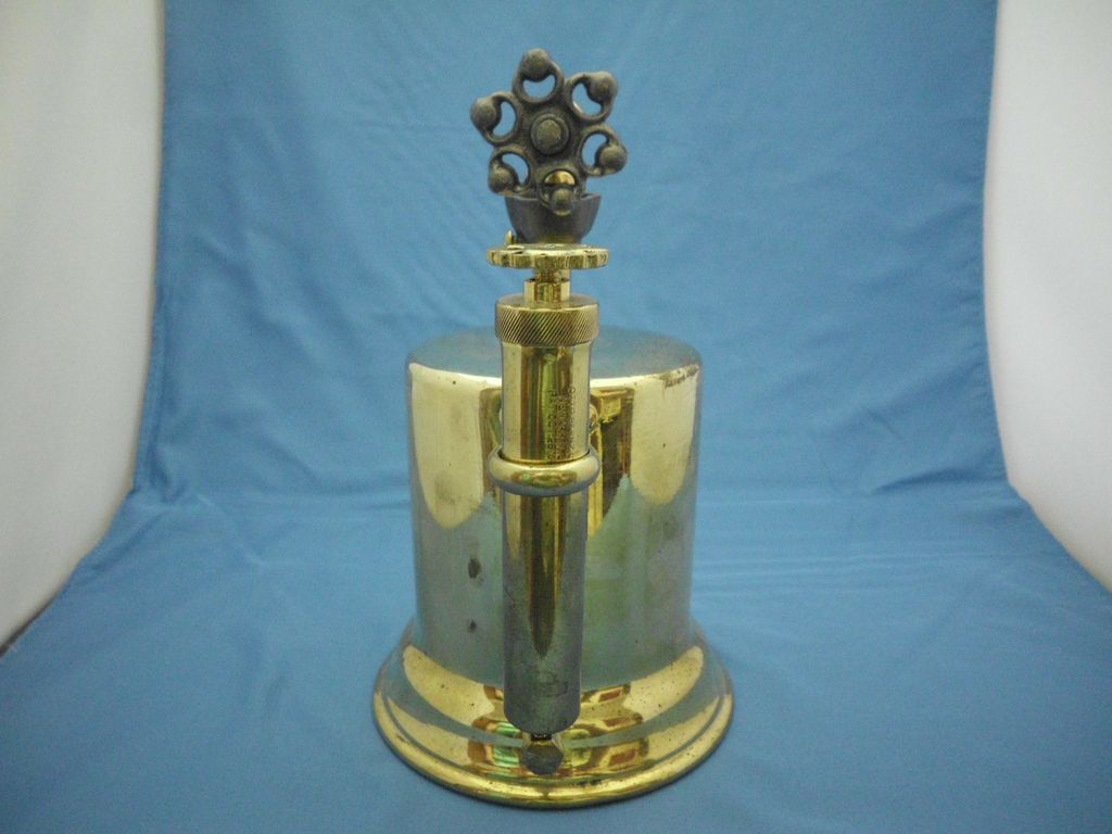 Otto Bernz #57 Brass Blow Torch - Patent 1909 Otto Bernz #57 Brass Blow Torch - Patent 1909