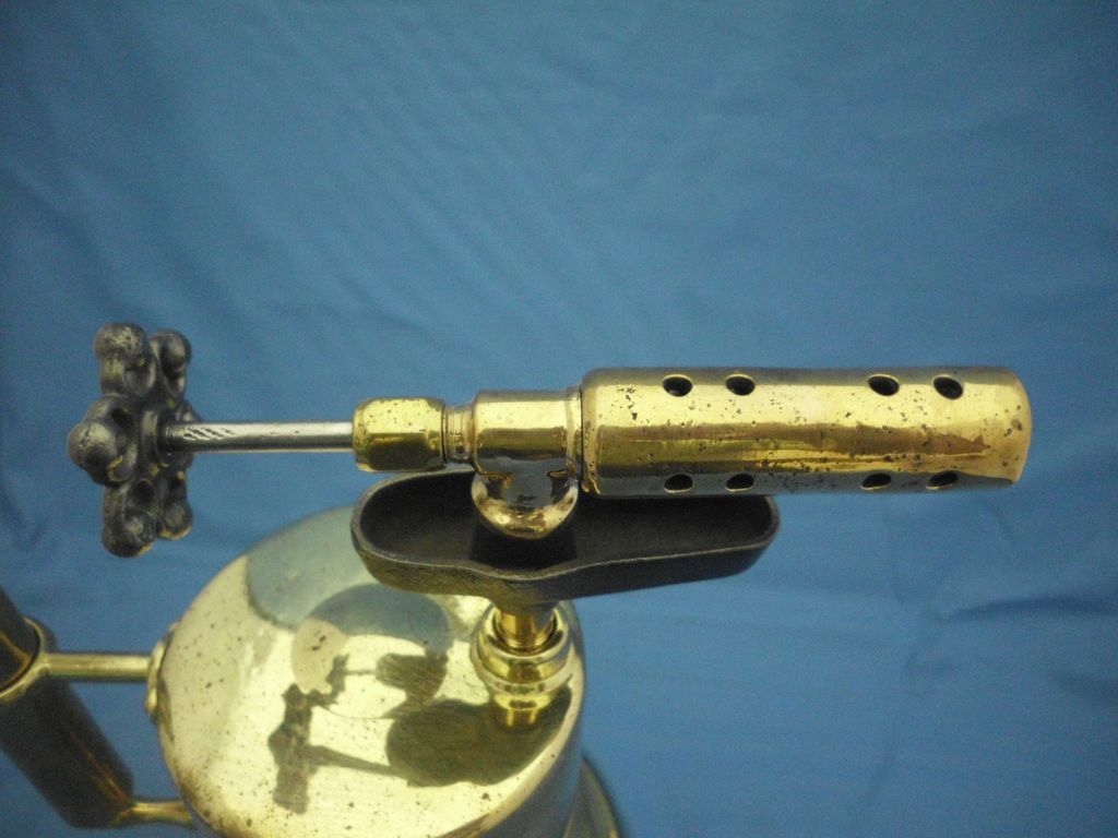 Otto Bernz #57 Brass Blow Torch - Patent 1909 Otto Bernz #57 Brass Blow Torch - Patent 1909