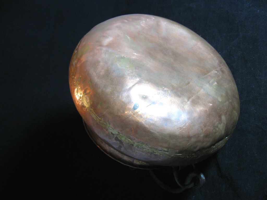 Primitive COPPER Kettle Pot Cauldron with Handle Primitive COPPER Kettle Pot Cauldron with Handle