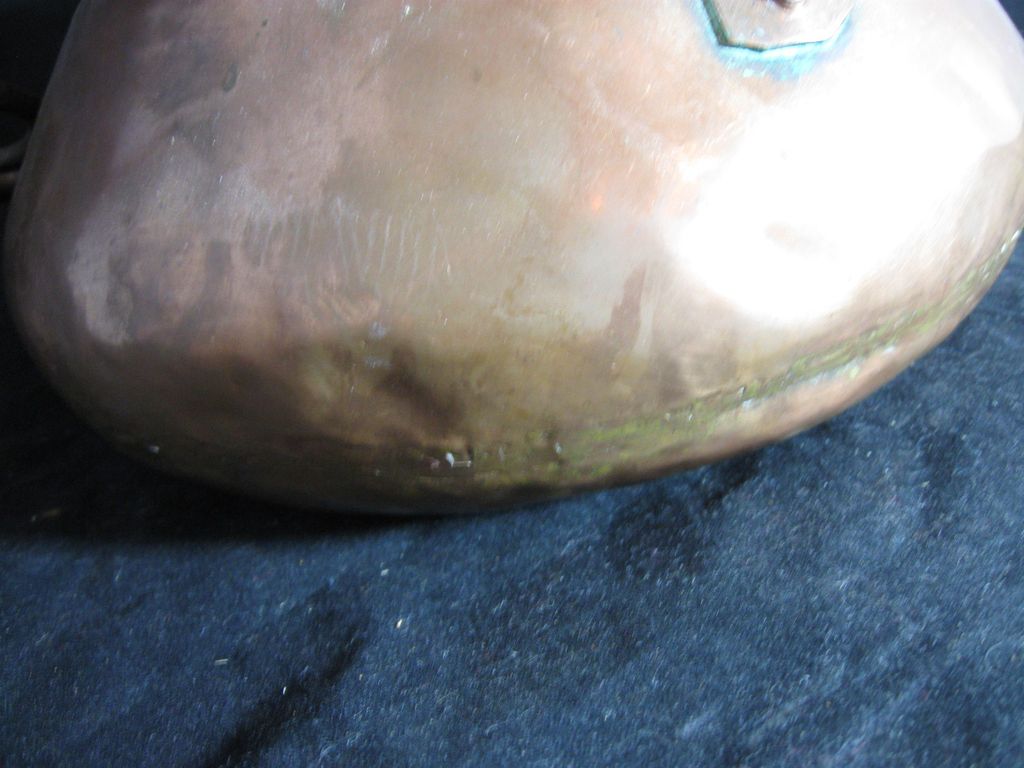 Primitive COPPER Kettle Pot Cauldron with Handle Primitive COPPER Kettle Pot Cauldron with Handle