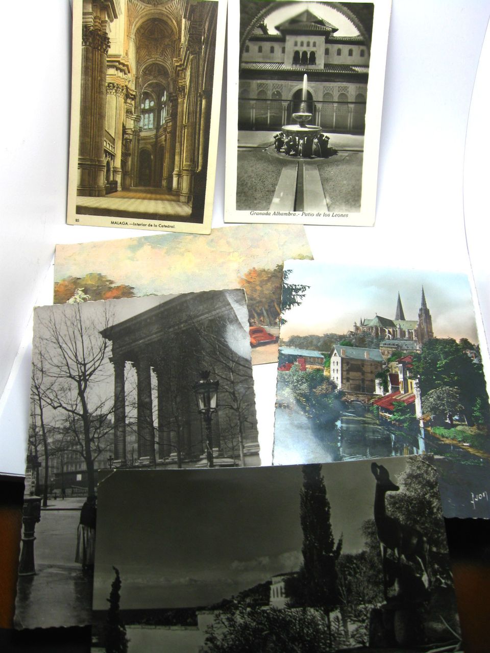 6 Int'l 1940's Postcards STAMPED to WELLESLEY College from Paris Italy etc. 6 Int'l 1940's Postcards STAMPED to WELLESLEY College from Paris Italy etc.