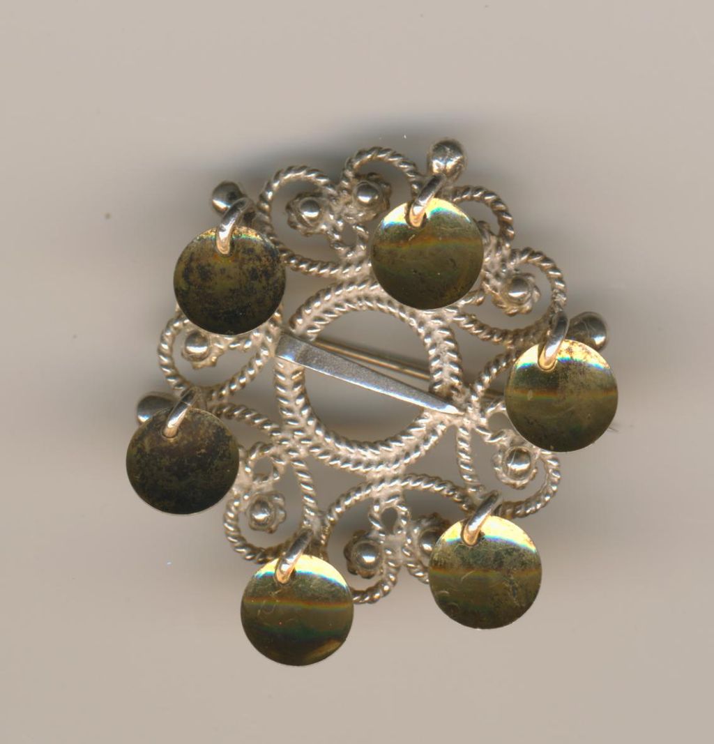 1930s Norwegian Solje brooch - 925 Sterling 1930s Norwegian Solje brooch - 925 Sterling