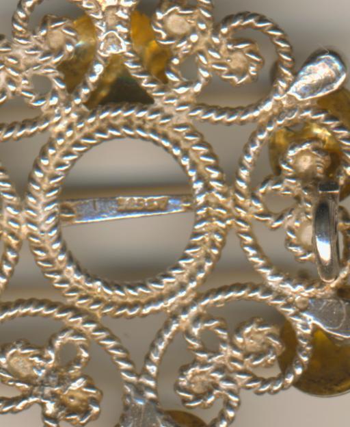 1930s Norwegian Solje brooch - 925 Sterling 1930s Norwegian Solje brooch - 925 Sterling