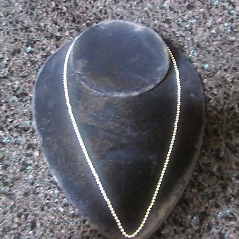 Vintage 925 Sterling Silver Beaded Necklace Signed Italy Vintage 925 Sterling Silver Beaded Necklace Signed Italy