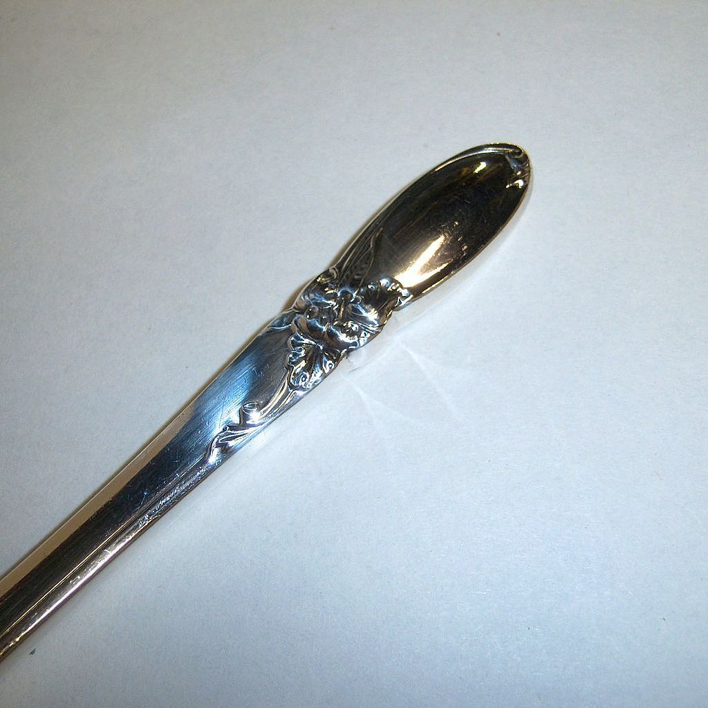 Oneida Community White Orchid Soup Ladle Oneida Community White Orchid Soup Ladle