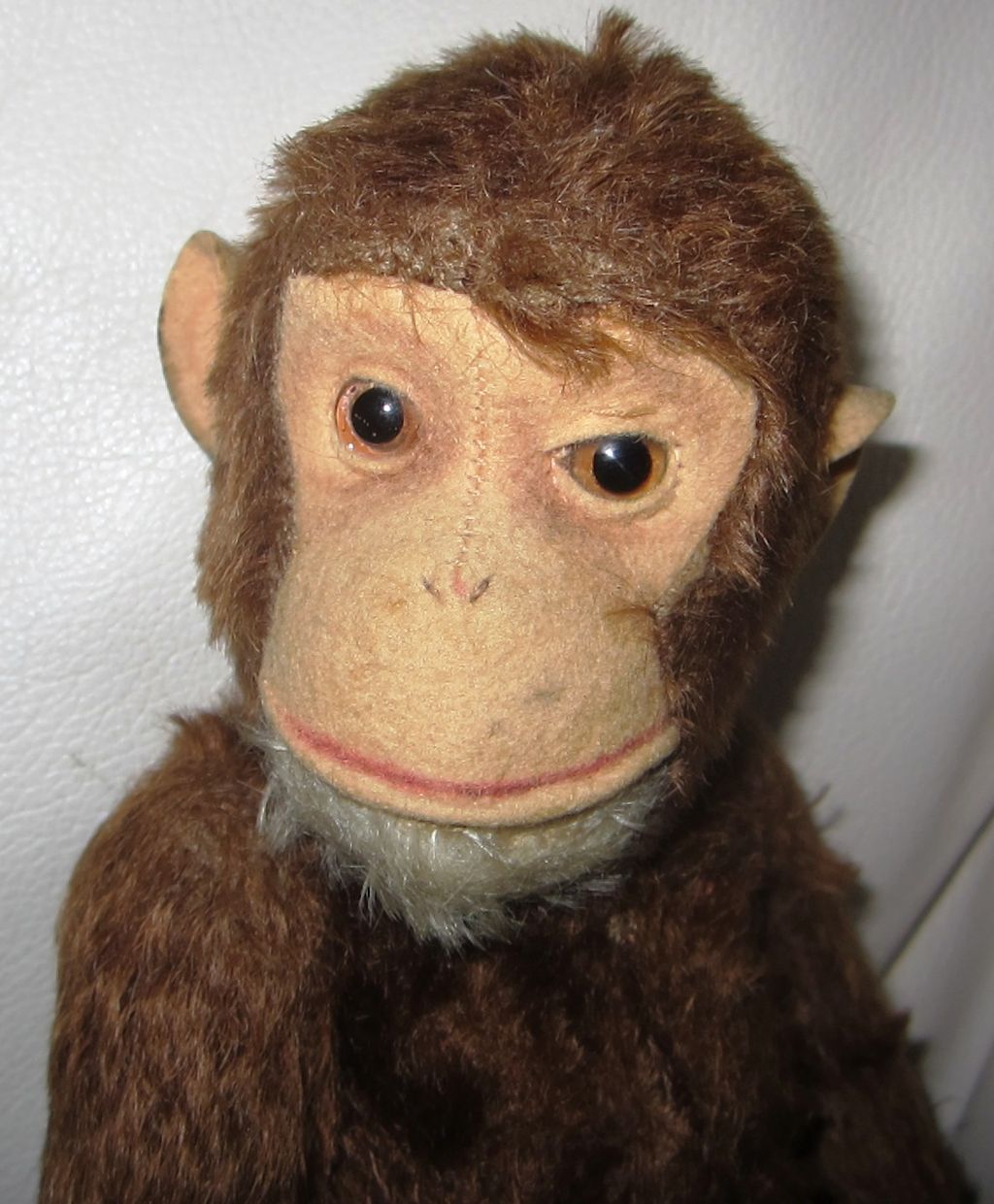 Schuco Yes No Monkey 1930's move tail head turns chimpanzee mohair Schuco Yes No Monkey 1930's move tail head turns chimpanzee mohair