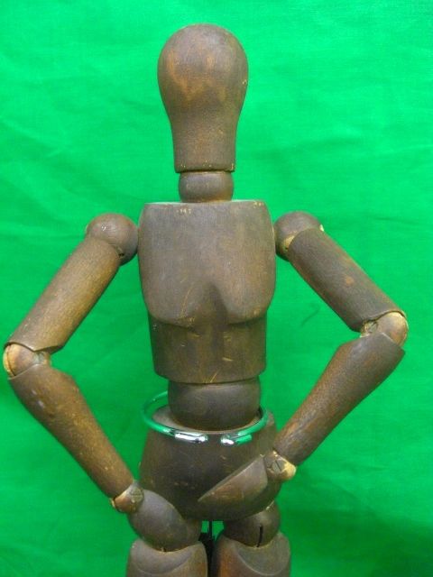 Antique Wooden Artist's Model Form Circa 1900 Antique Wooden Artist's Model Form Circa 1900