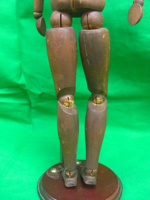 Antique Wooden Artist's Model Form Circa 1900 Antique Wooden Artist's Model Form Circa 1900