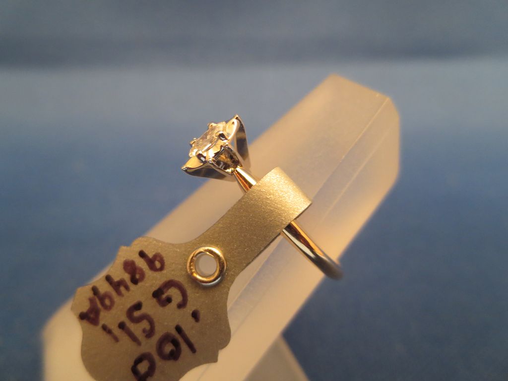 .10CT G SI1 Marquise Diamond Jewelry Ring 14KY Gold .10CT G SI1 Marquise Diamond Jewelry Ring 14KY Gold