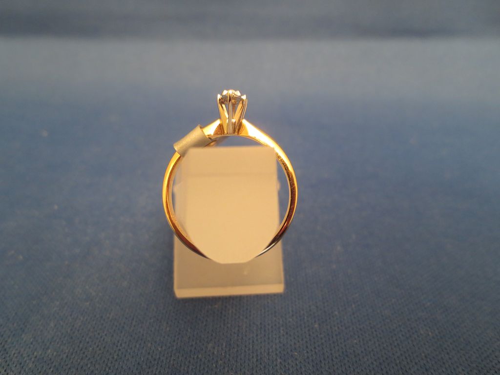 .10CT G SI1 Marquise Diamond Jewelry Ring 14KY Gold .10CT G SI1 Marquise Diamond Jewelry Ring 14KY Gold