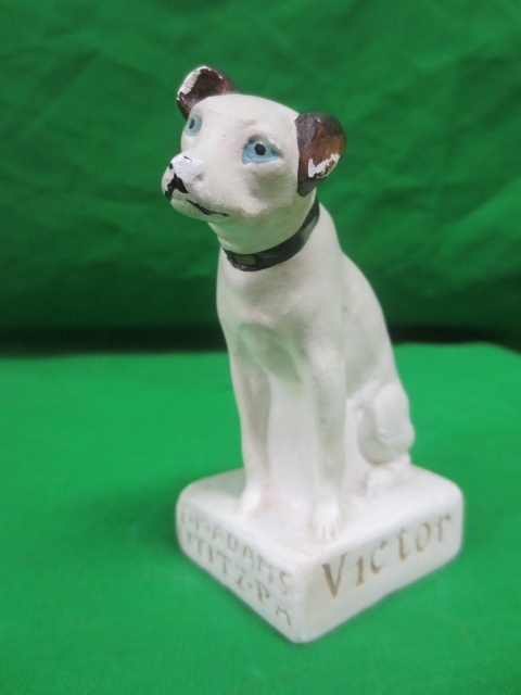 Vintage Victor Chalk Dog Advertisement Lititz, Pennsylvania Vintage Victor Chalk Dog Advertisement Lititz, Pennsylvania