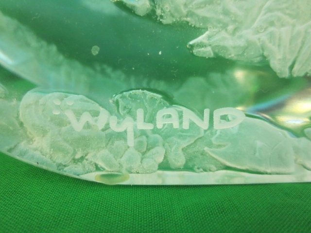 RARE-Wyland Galleries Lucite Sculpture of Sea Turtle Reed Artist Proof RARE-Wyland Galleries Lucite Sculpture of Sea Turtle Reed Artist Proof