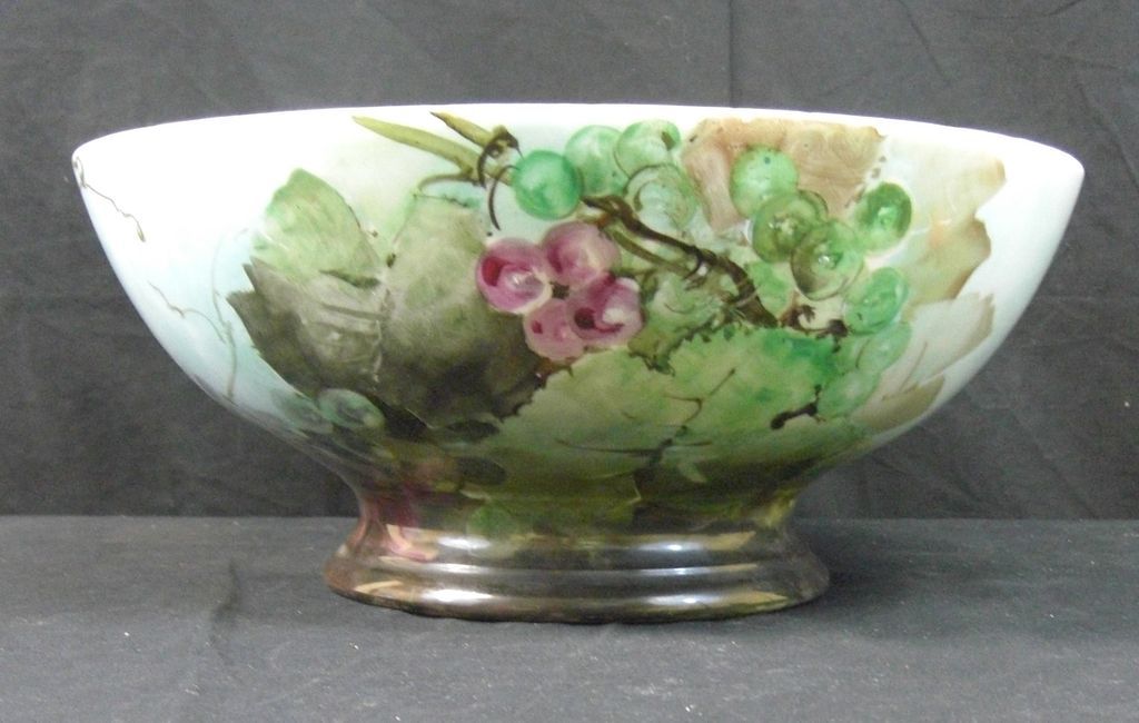 Antique Limoges Large Punch Bowl T & V Hallmark Antique Limoges Large Punch Bowl T & V Hallmark