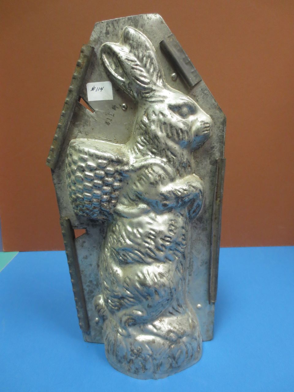 1930's Large 15" German Rabbit Chocolate Mold Easter Vintage 1930's Large 15" German Rabbit Chocolate Mold Easter Vintage