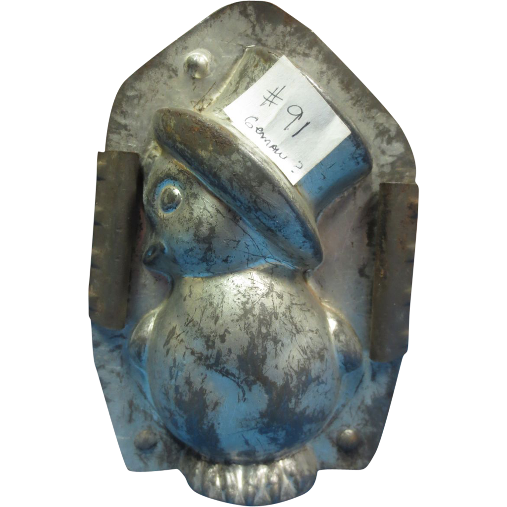 1930's German Chocolate Mold CUTE! Duck w/Hat 1930's German Chocolate Mold CUTE! Duck w/Hat