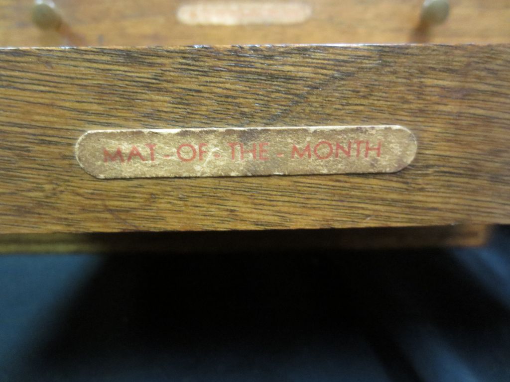 Hamilton Watch Co. newspaper Advertising Kit Wooden Box Hamilton Watch Co. newspaper Advertising Kit Wooden Box