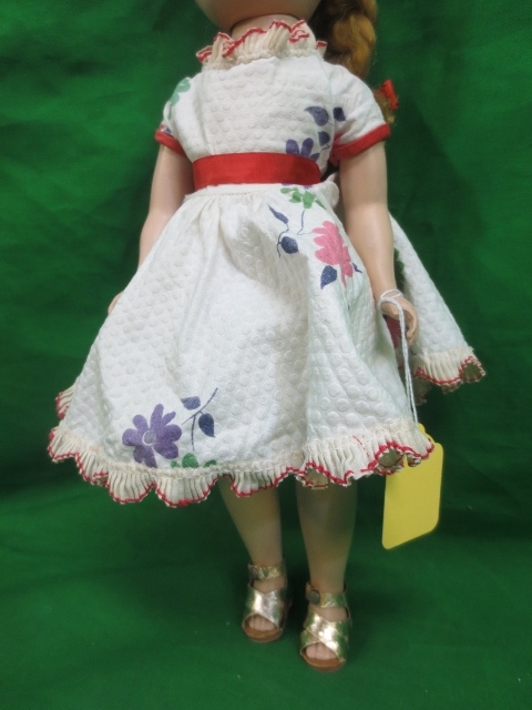Vintage 1940's Hard Plastic Doll with Vinyl Braids Vintage 1940's Hard Plastic Doll with Vinyl Braids
