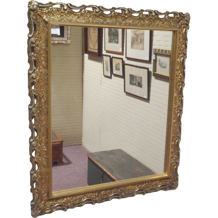 Antique Gold Large Mirror 28" x 36" Antique Gold Large Mirror 28" x 36"