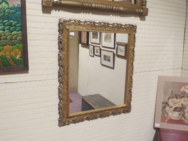 Antique Gold Large Mirror 28" x 36" Antique Gold Large Mirror 28" x 36"