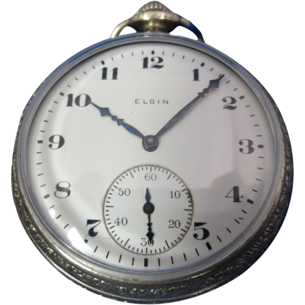 Vintage Elgin Pocket Watch 14K Gold Vintage Elgin Pocket Watch 14K Gold