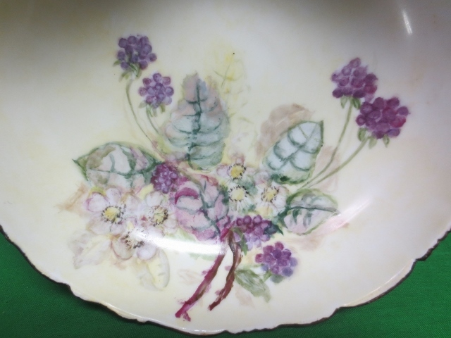 Antique Limoges Tressemann & Vogt Footed Master Bowl Antique Limoges Tressemann & Vogt Footed Master Bowl